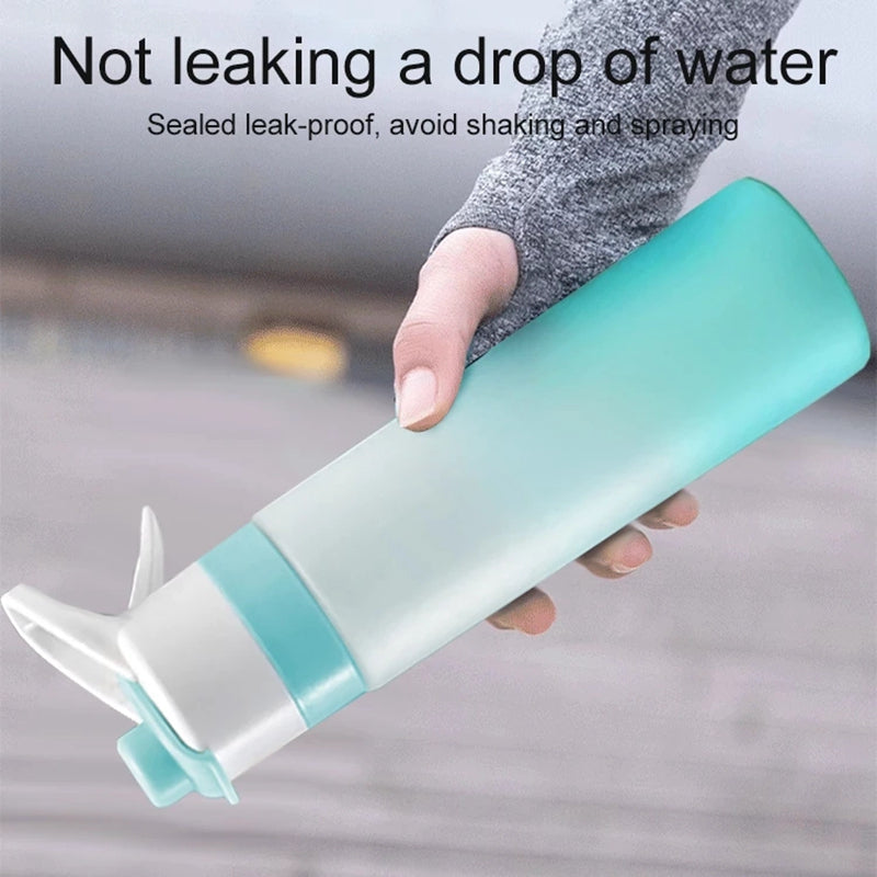 Spray Water Bottle For Girls Outdoor Sport Fitness Water Cup Large Capacity Spray Bottle Drinkware Travel Bottles Kitchen Gadgets - Rhino Lifestyle