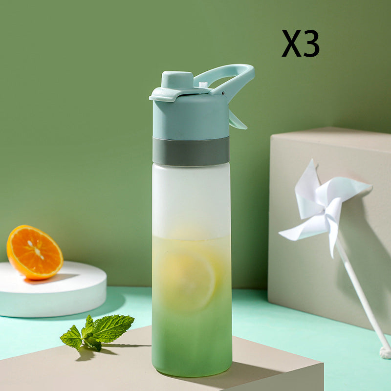 Spray Water Bottle For Girls Outdoor Sport Fitness Water Cup Large Capacity Spray Bottle Drinkware Travel Bottles Kitchen Gadgets - Rhino Lifestyle