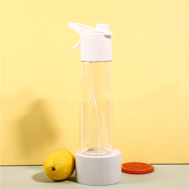 Spray Water Bottle For Girls Outdoor Sport Fitness Water Cup Large Capacity Spray Bottle Drinkware Travel Bottles Kitchen Gadgets - Rhino Lifestyle
