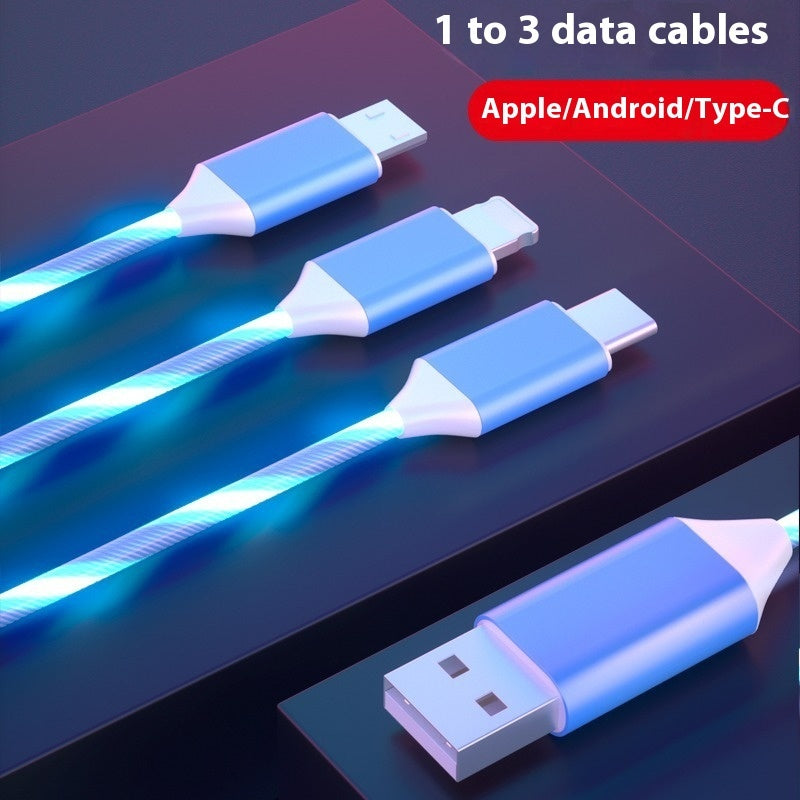 RGB Fast Cable Charging With Neon Lights