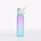 Spray Water Bottle For Girls Outdoor Sport Fitness Water Cup Large Capacity Spray Bottle Drinkware Travel Bottles Kitchen Gadgets - Rhino Lifestyle