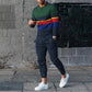 Round Neck Long Sleeve T-shirt Trousers Suit Men - Rhino Lifestyle