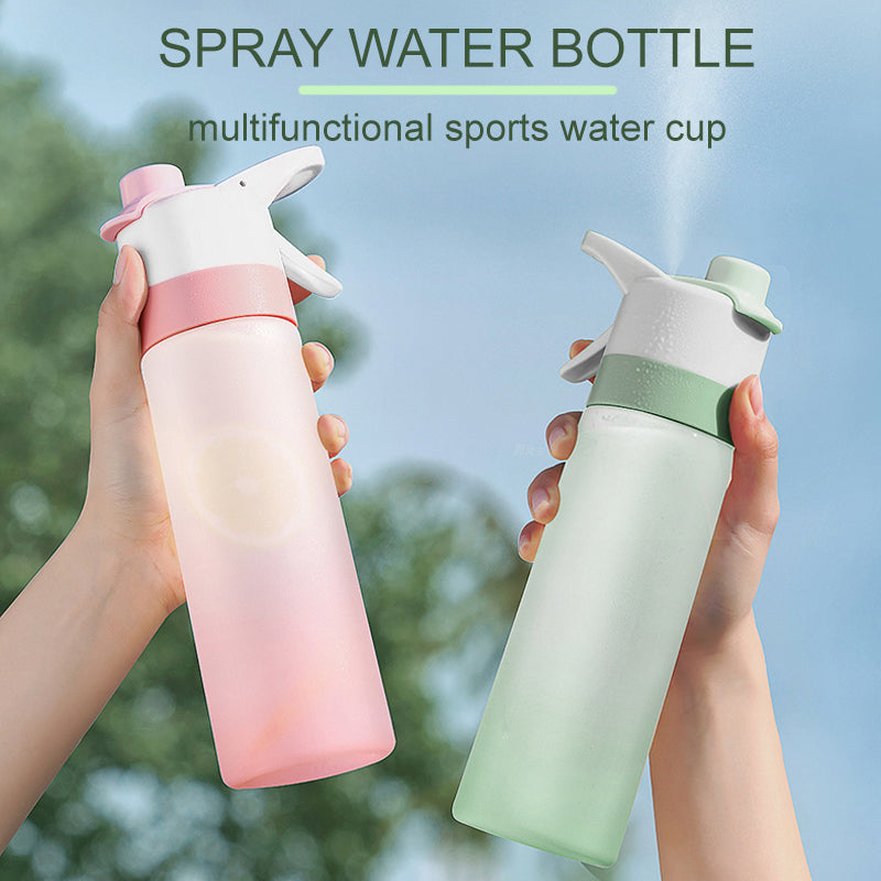 Spray Water Bottle For Girls Outdoor Sport Fitness Water Cup Large Capacity Spray Bottle Drinkware Travel Bottles Kitchen Gadgets - Rhino Lifestyle