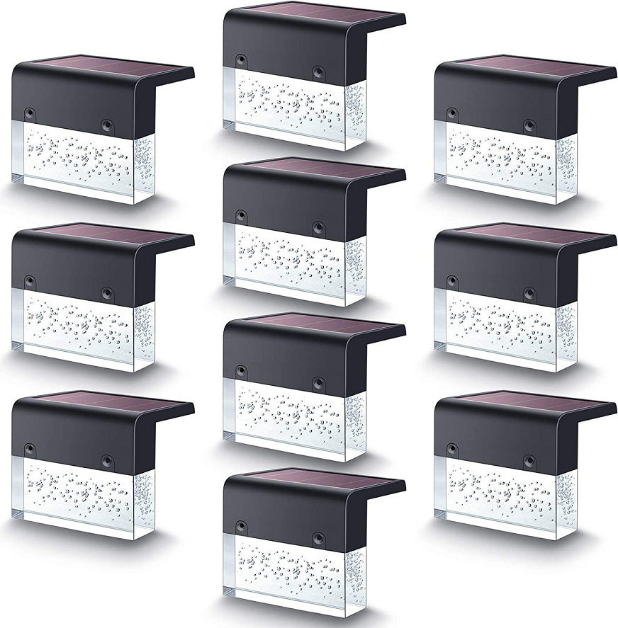 Christmas Waterproof New RGB LED Solar Light Step Fence Light