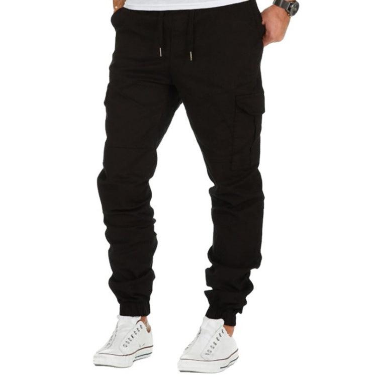 Explosive Style Tooling Multi-pocket Trousers Men's Woven Casual Pants Sports Trousers Men - Rhino Lifestyle