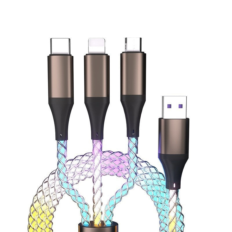 Rainbow Luminous Fast Charging RGB Data Cable
