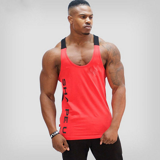 Sports Running T-shirt Men Gym Fitness Tops Tee Shirt String - Rhino Lifestyle