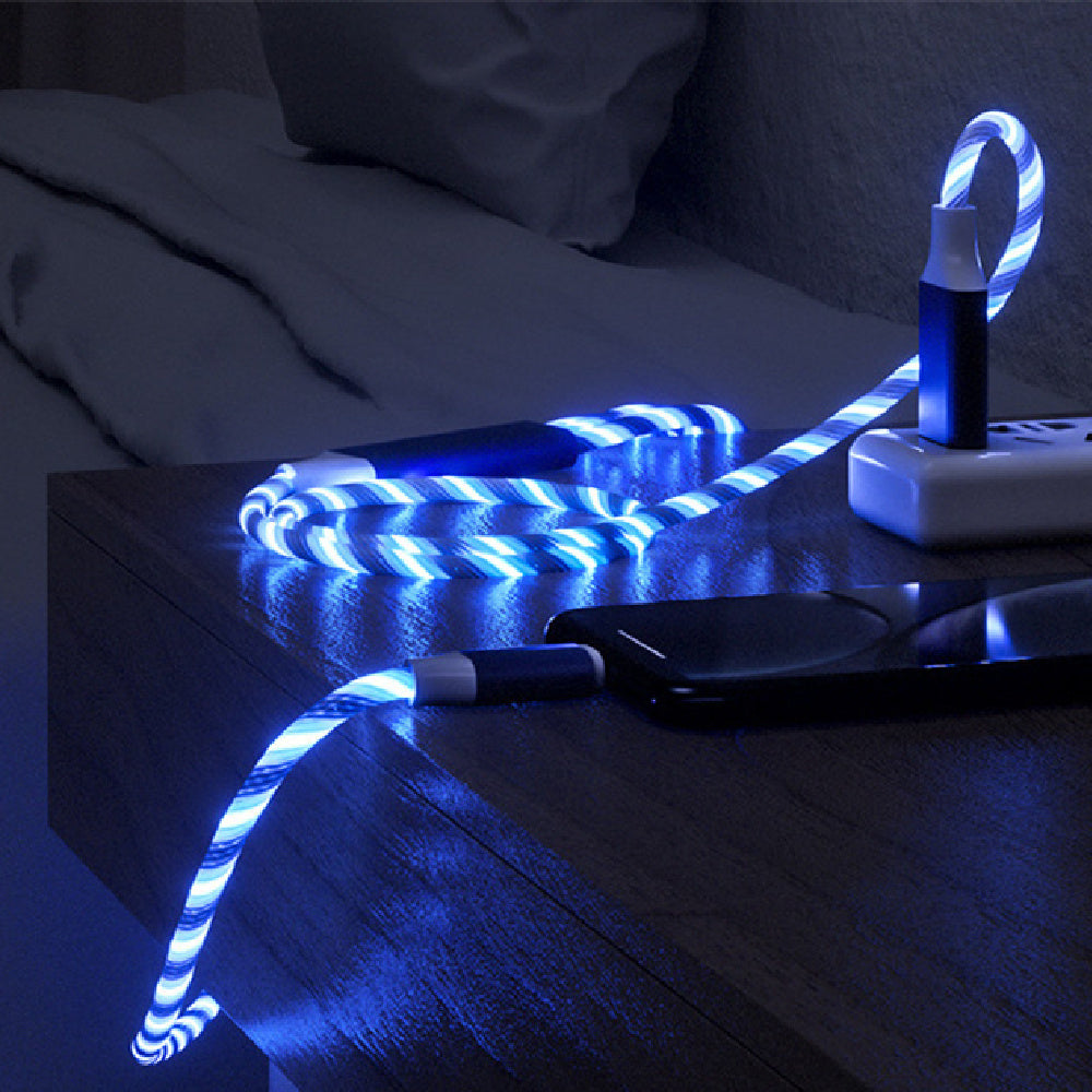 RGB Fast Cable Charging With Neon Lights