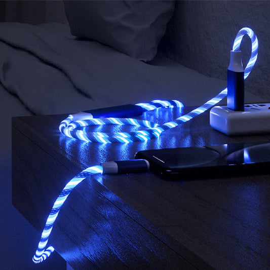 RGB Fast Cable Charging With Neon Lights