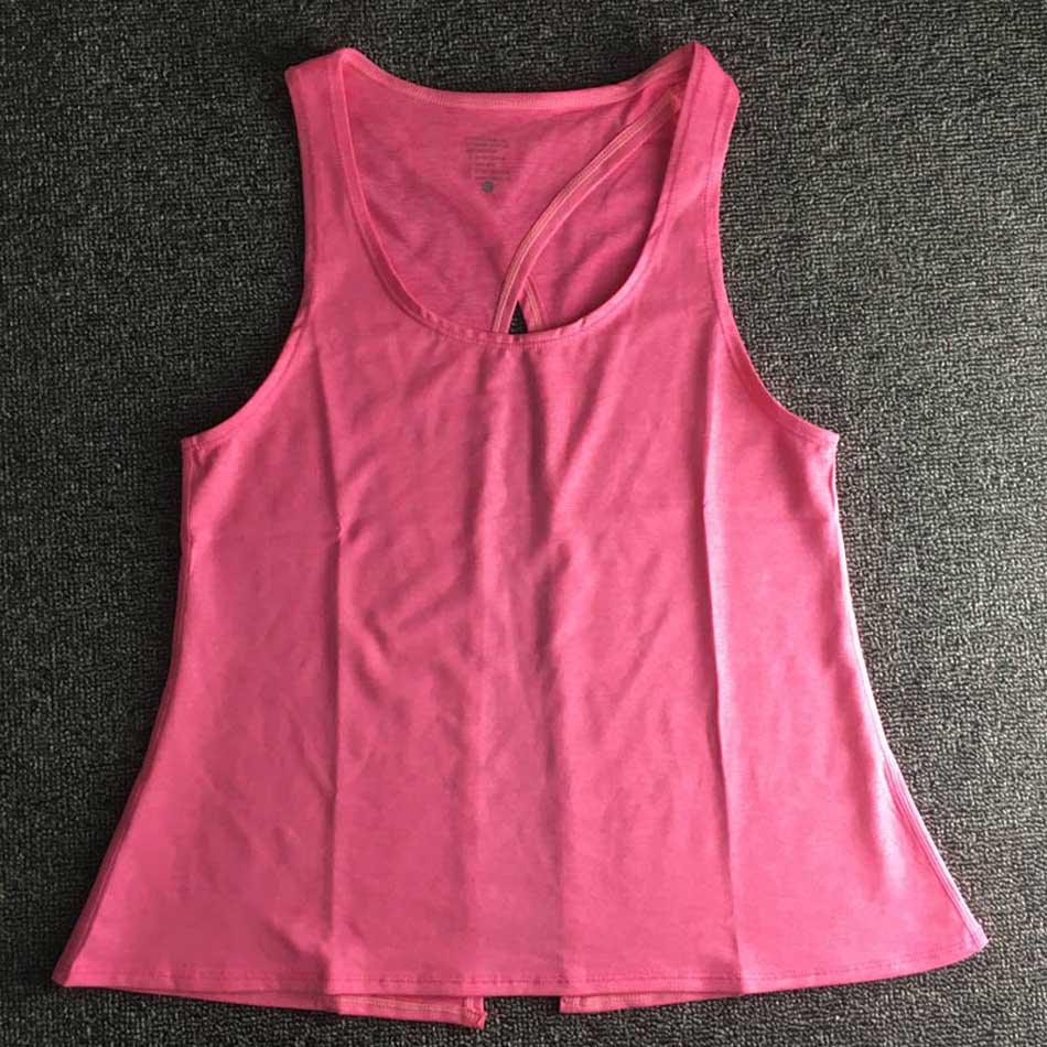 Women Backless Yoga Tank Top Shirts Sleeveless Off Shoulder Sports T Shirt Backless Crop Tops Racerback Gym Workout Clothes - Rhino Lifestyle