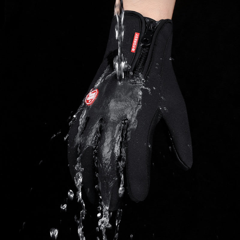 Winter Gloves Touch Screen Riding Motorcycle Sliding Waterproof Sports Gloves With Fleece - Rhino Lifestyle