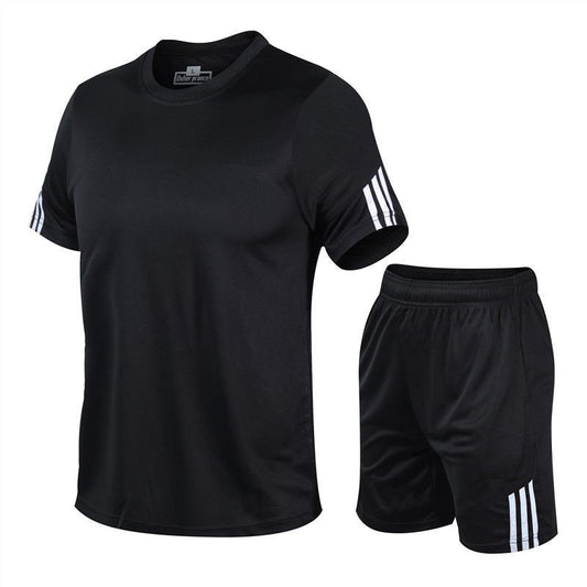 Men Sports Suit Track Suit Running Suit Gym Two Piece Quick Drying Clothes - Rhino Lifestyle