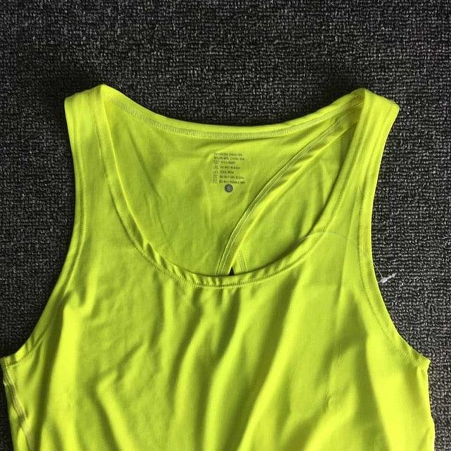 Women Backless Yoga Tank Top Shirts Sleeveless Off Shoulder Sports T Shirt Backless Crop Tops Racerback Gym Workout Clothes - Rhino Lifestyle