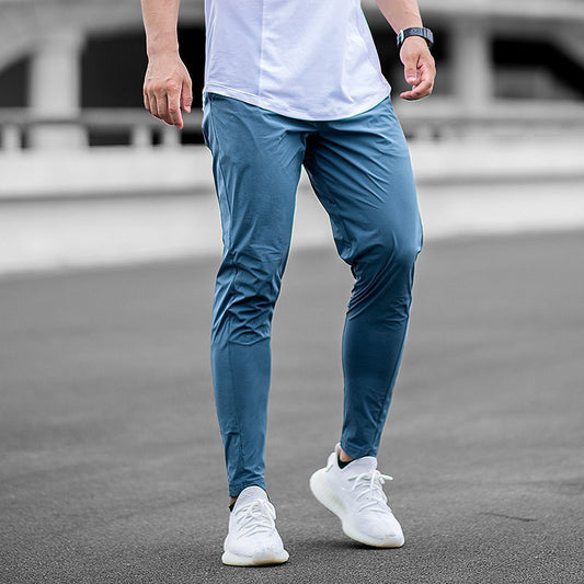 Men Lightweight Elastic Quick Drying Slim Sports Trousers - Rhino Lifestyle