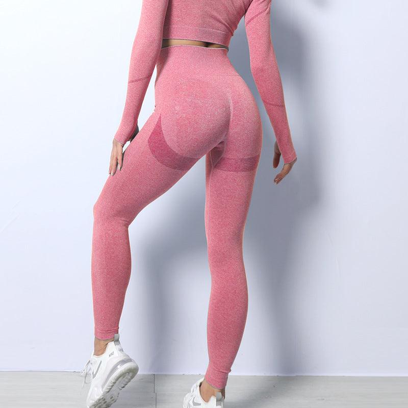 European And American Peach Hip High Waist Elastic Tight Yoga Pants - Rhino Lifestyle