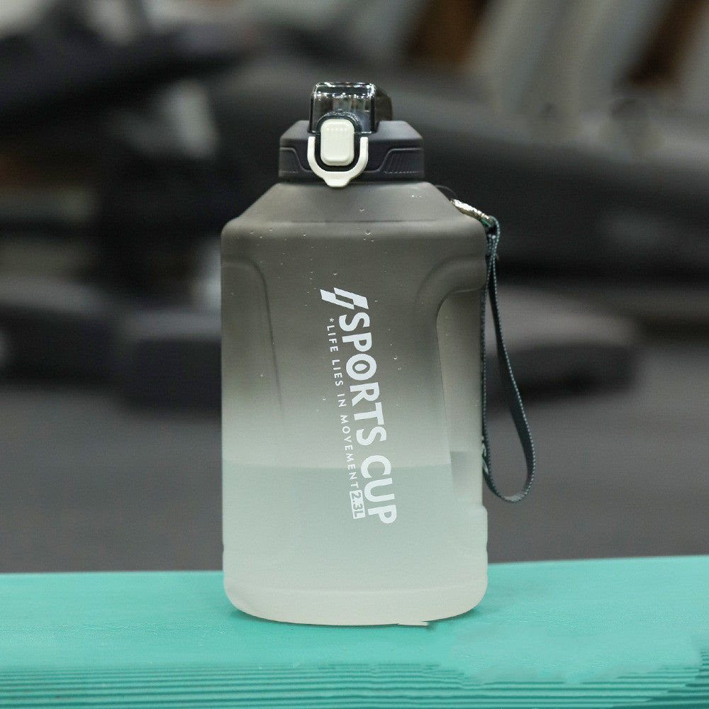 Extra Large Capacity Cup With Straw Fitness Sports Water Bottle Fitness Big Bottles - Rhino Lifestyle