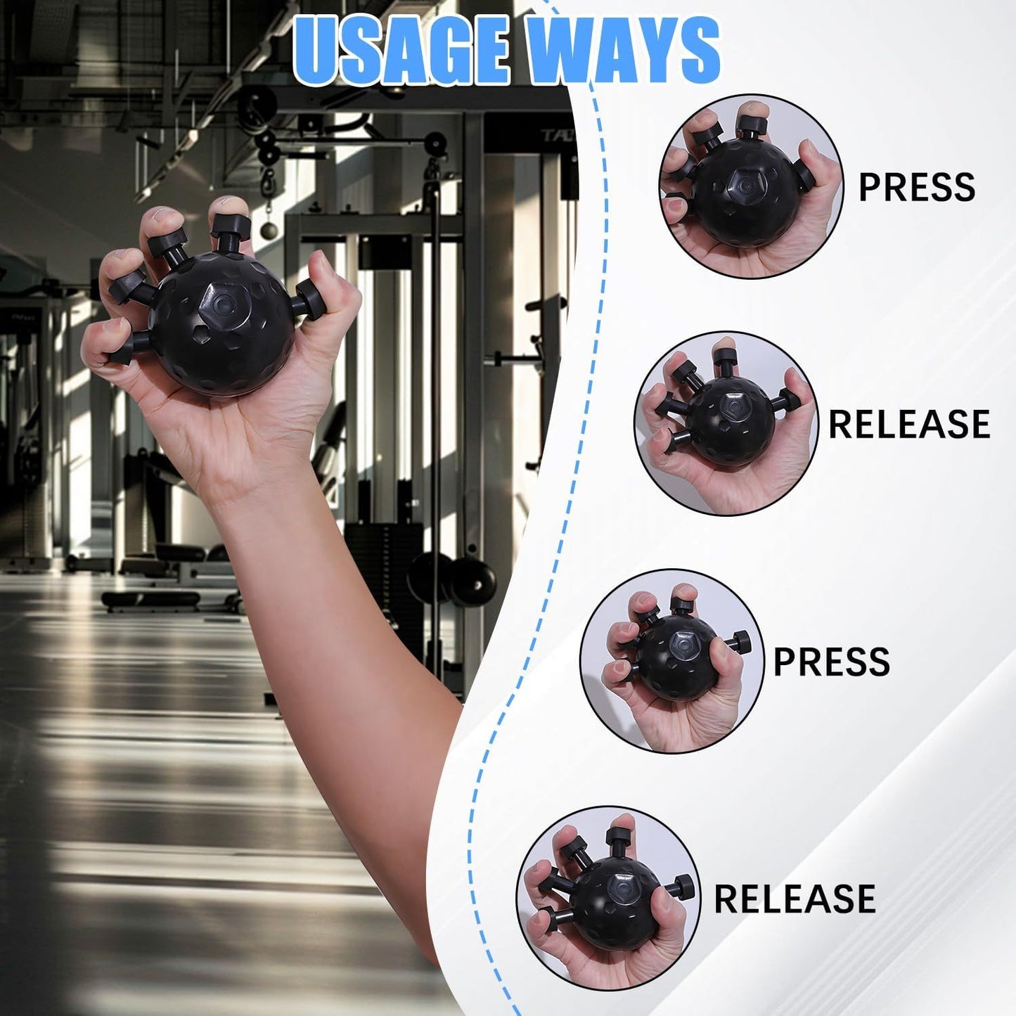 Rhino Eagle Claw Gym Hand Strengthener Grip Trainer