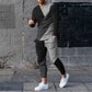 Round Neck Long Sleeve T-shirt Trousers Suit Men - Rhino Lifestyle
