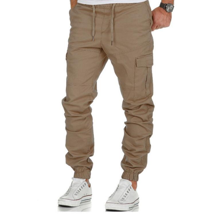 Explosive Style Tooling Multi-pocket Trousers Men's Woven Casual Pants Sports Trousers Men - Rhino Lifestyle