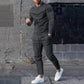 Round Neck Long Sleeve T-shirt Trousers Suit Men - Rhino Lifestyle