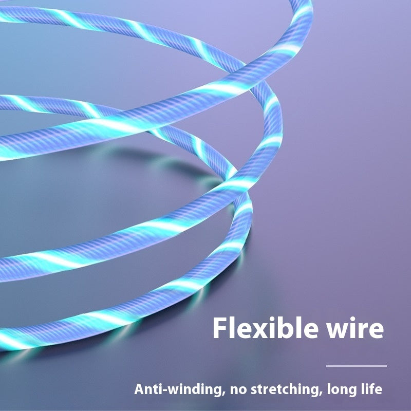 RGB Fast Cable Charging With Neon Lights