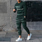 Round Neck Long Sleeve T-shirt Trousers Suit Men - Rhino Lifestyle
