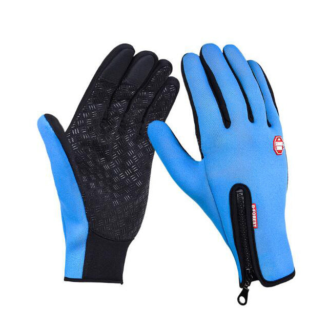 Winter Gloves Touch Screen Riding Motorcycle Sliding Waterproof Sports Gloves With Fleece - Rhino Lifestyle