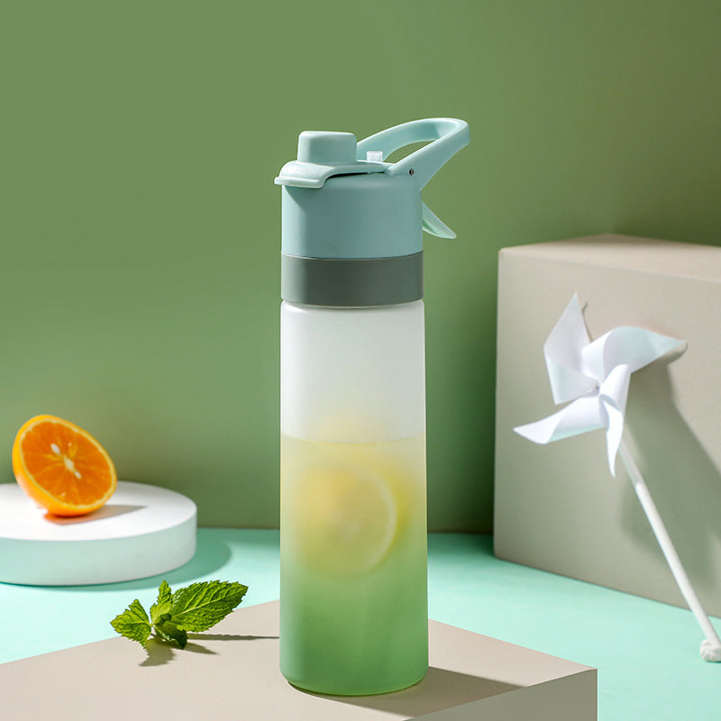 Spray Water Bottle For Girls Outdoor Sport Fitness Water Cup Large Capacity Spray Bottle Drinkware Travel Bottles Kitchen Gadgets - Rhino Lifestyle