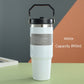 Portable Car Cup Stainless Steel Cup Travel Sports Water Bottle With Handle Cover Coffee Tumbler Cup - Rhino Lifestyle
